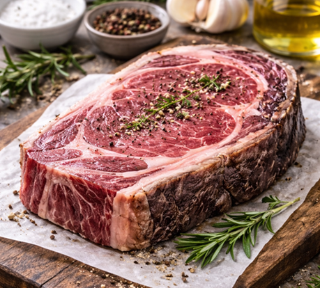 12oz AAA Fresh  Rib Eye Steaks (30 days Dry Aged)