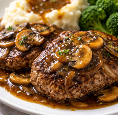 6oz Salisbury Steaks Box