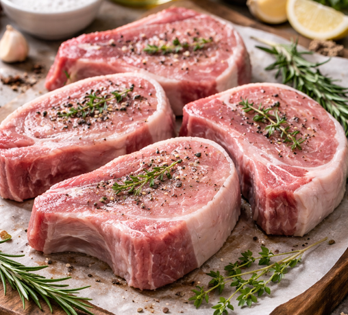 Pork Chop Bone-In Fresh (30 pieces)